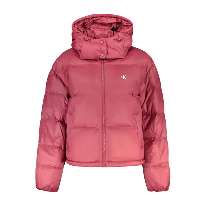 Calvin Klein Rosso Nylon Women’s Jacket