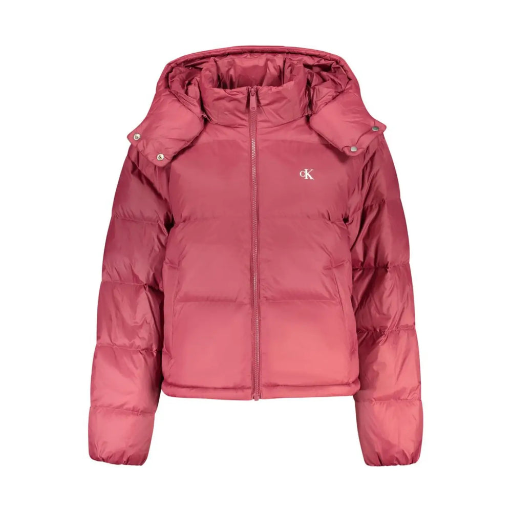 Calvin Klein Rosso Nylon Women’s Jacket