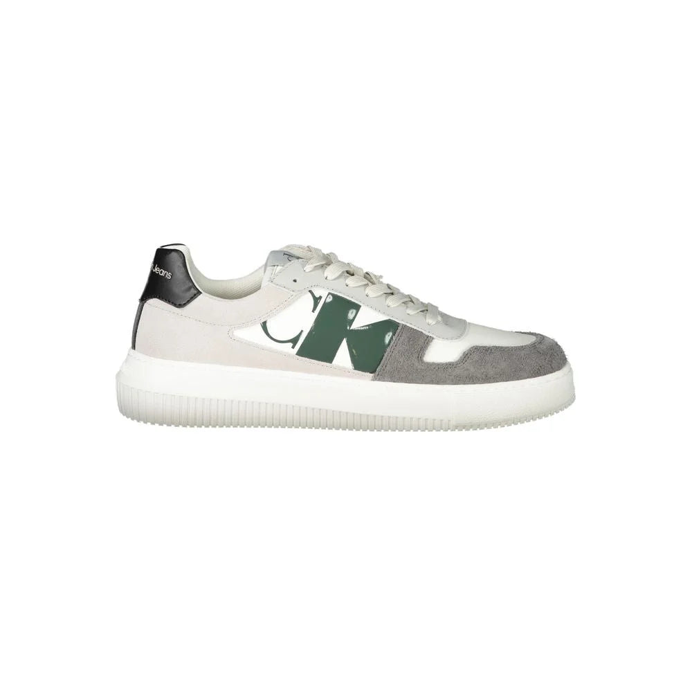 Calvin Klein Sports Shoes Bold Grey Green Black Street Style