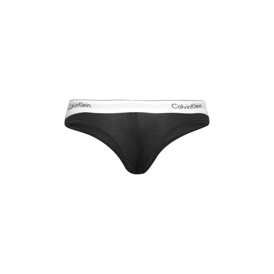 Calvin Klein Underwear Black Cotton Pantie