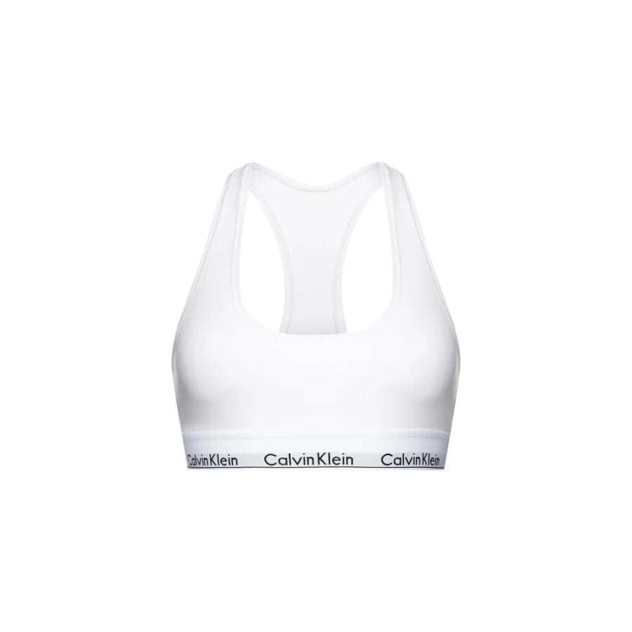Calvin Klein Underwear White Cotton Bra