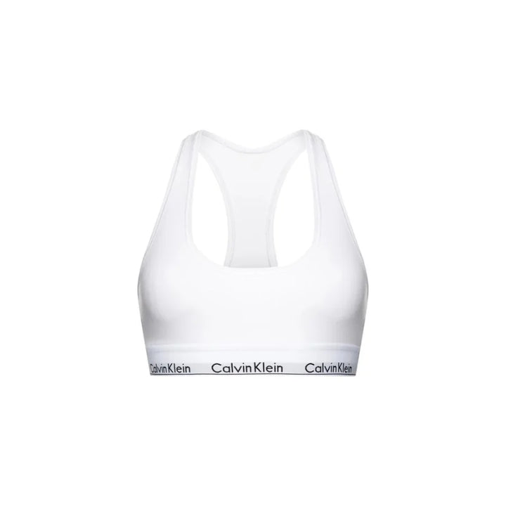 Calvin Klein Underwear White Cotton Bra