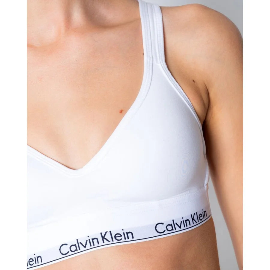 Calvin Klein Underwear White Polyester Bra