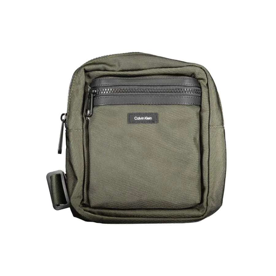 Calvin Klein Verde Polyester Men’s Shoulder Bag