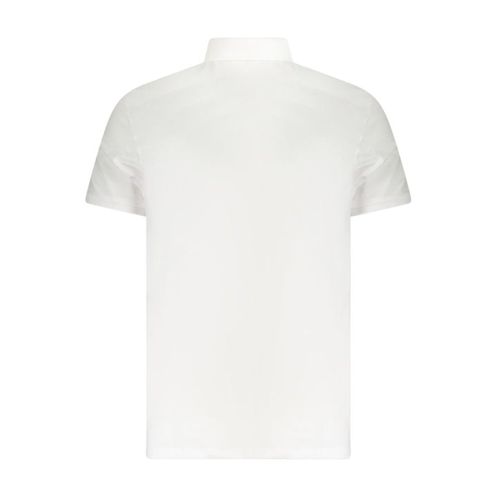 Calvin Klein White Cotton Men Polo