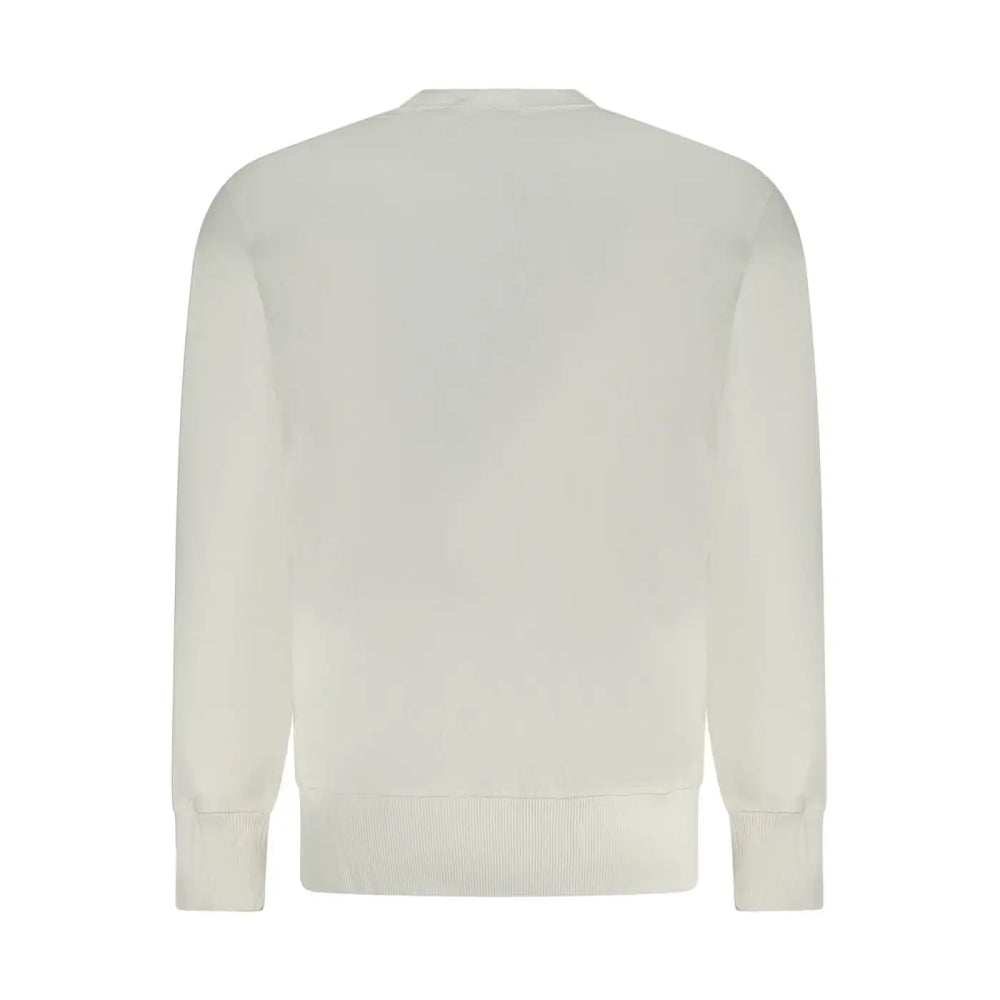 Calvin Klein White Cotton Men Sweatshirt