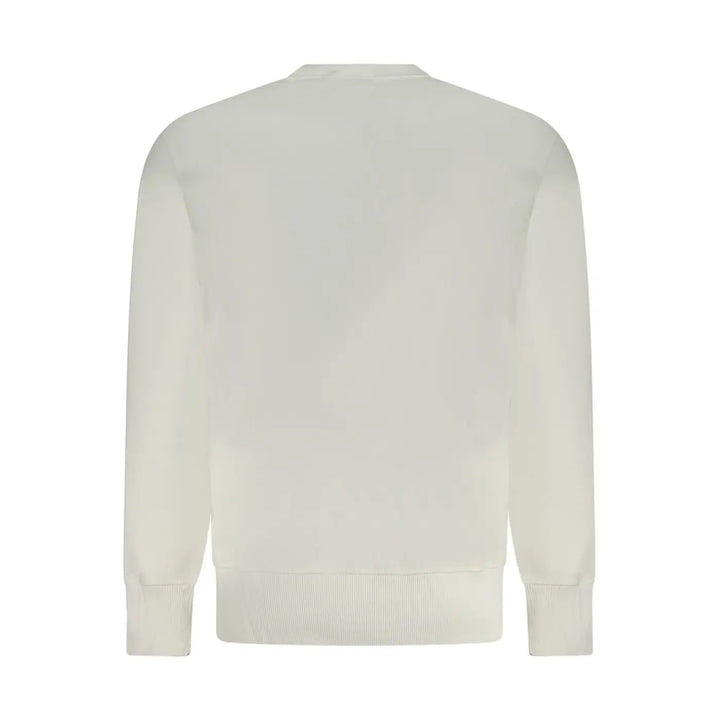 Calvin Klein White Cotton Men Sweatshirt