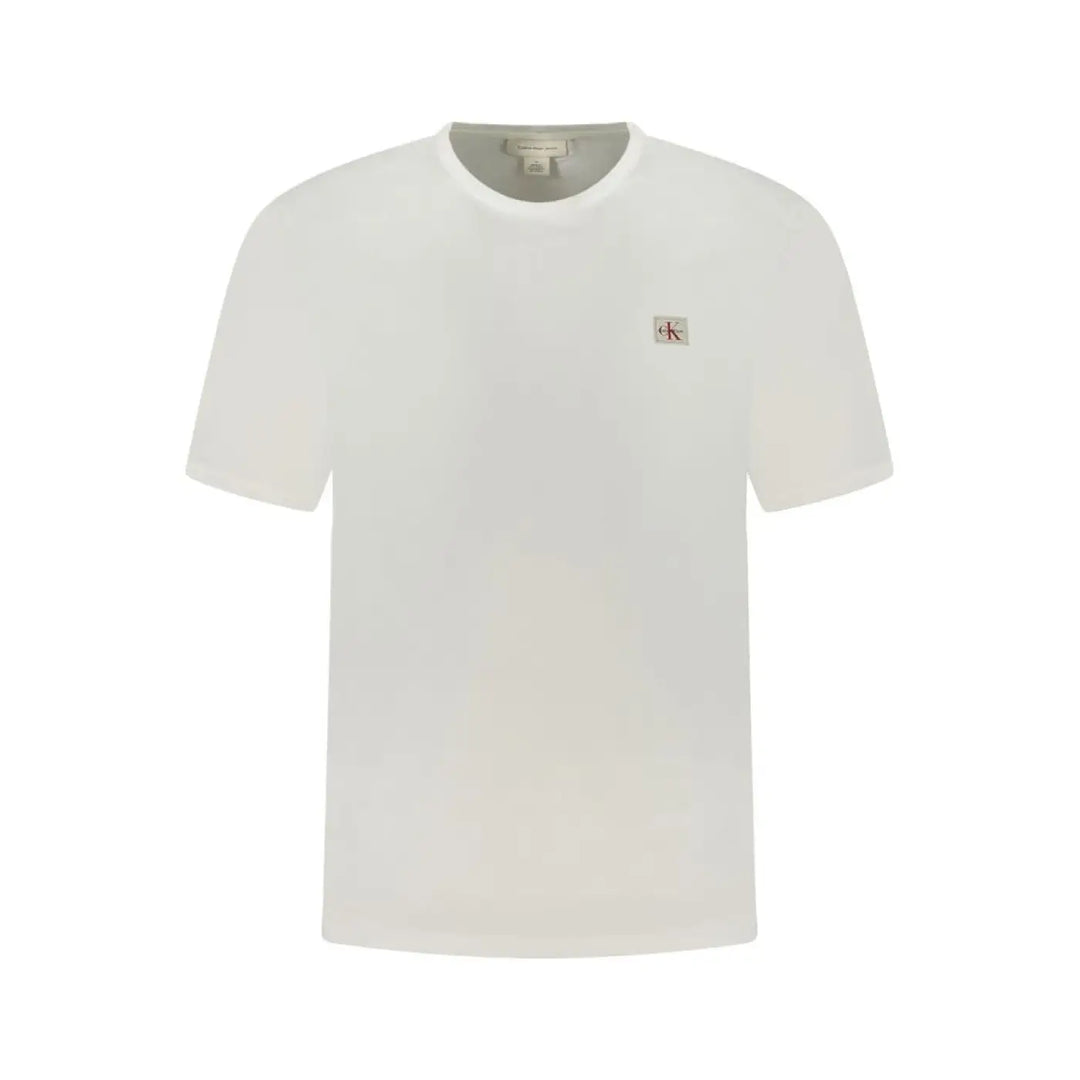 Calvin Klein White Cotton Men T-shirt