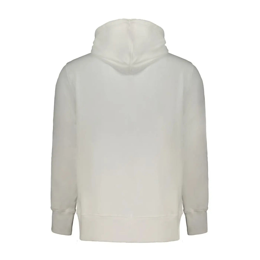 Calvin Klein White Cotton Men’s Hooded Sweatshirt