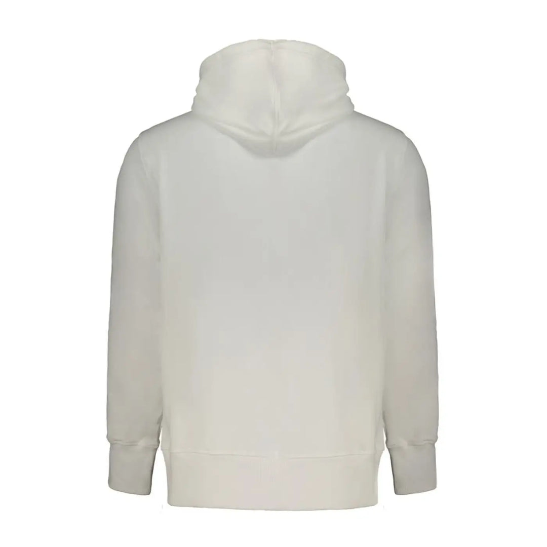 Calvin Klein White Cotton Men’s Hooded Sweatshirt