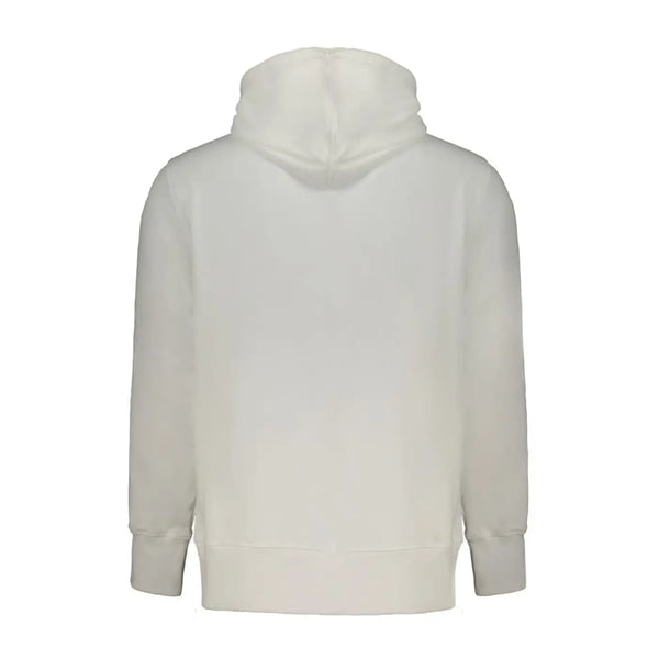 Calvin Klein White Cotton Men’s Hooded Sweatshirt