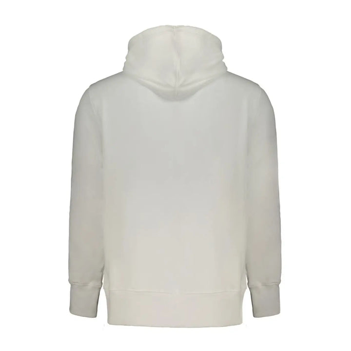 Calvin Klein White Cotton Men’s Hooded Sweatshirt