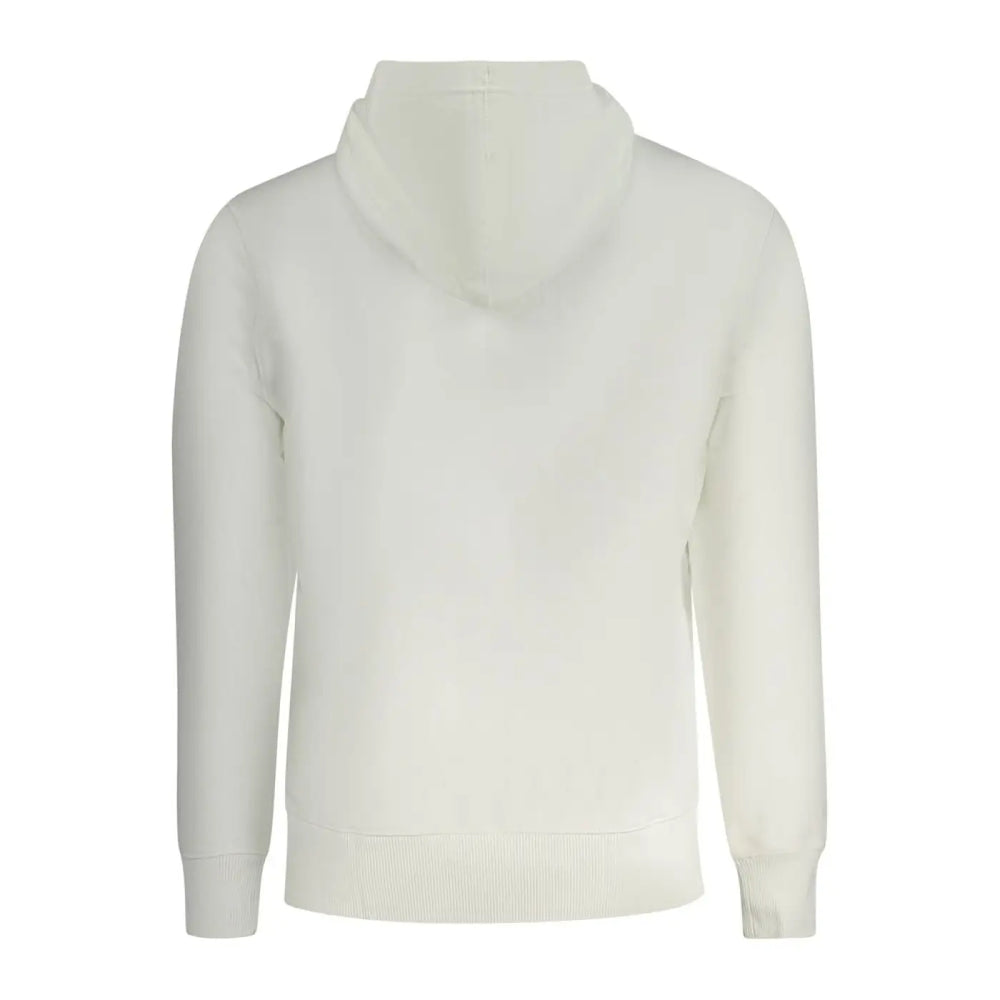 Calvin Klein White Cotton Men’s Hooded Sweatshirt