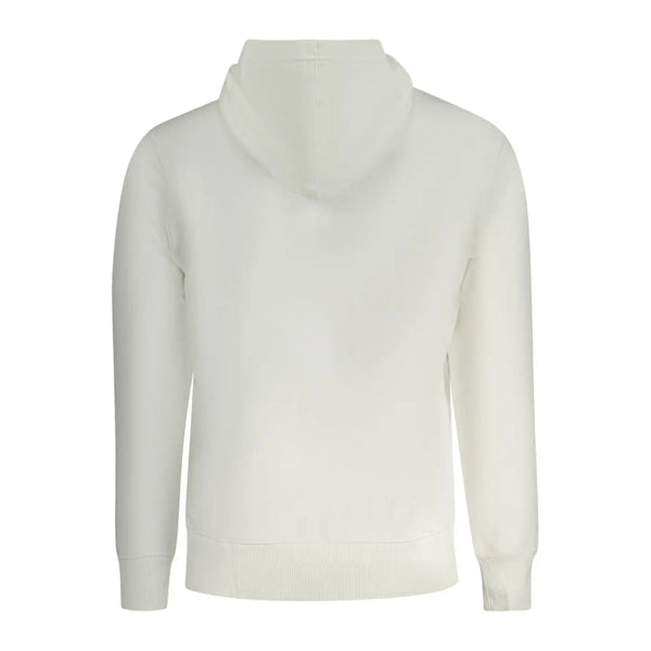 Calvin Klein White Cotton Men’s Hooded Sweatshirt
