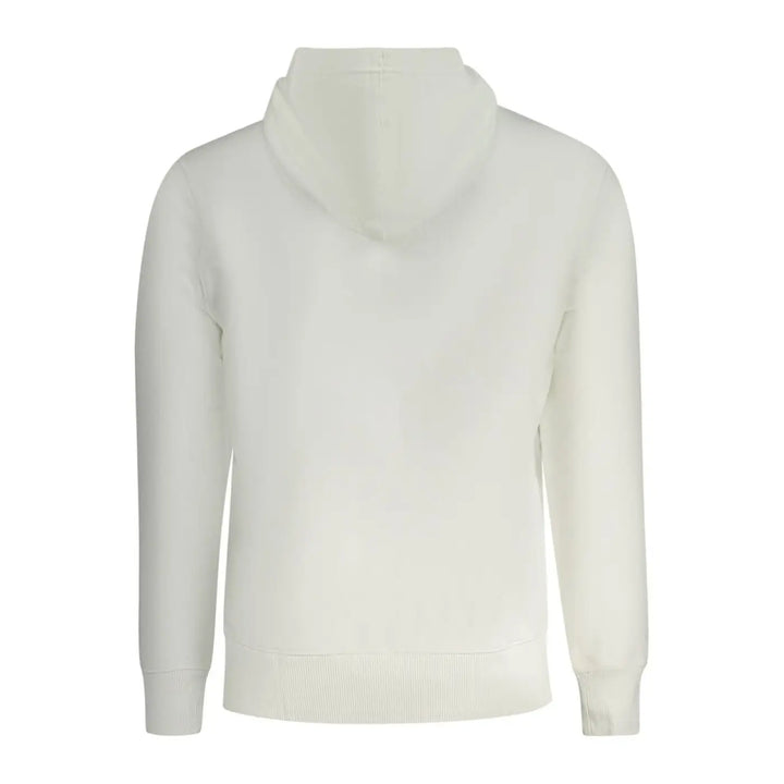 Calvin Klein White Cotton Men’s Hooded Sweatshirt