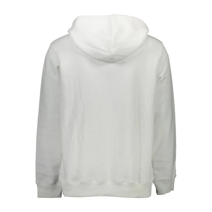 Calvin Klein White Cotton Men’s Hoodie
