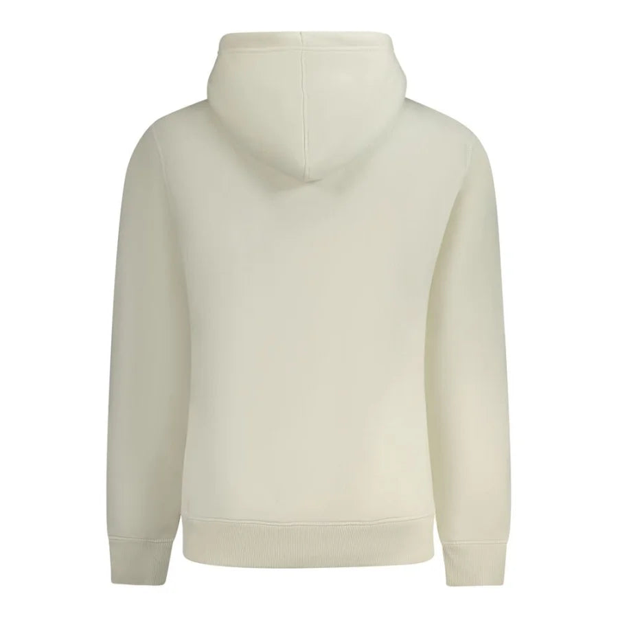 Calvin Klein White Cotton Men’s Hoodie