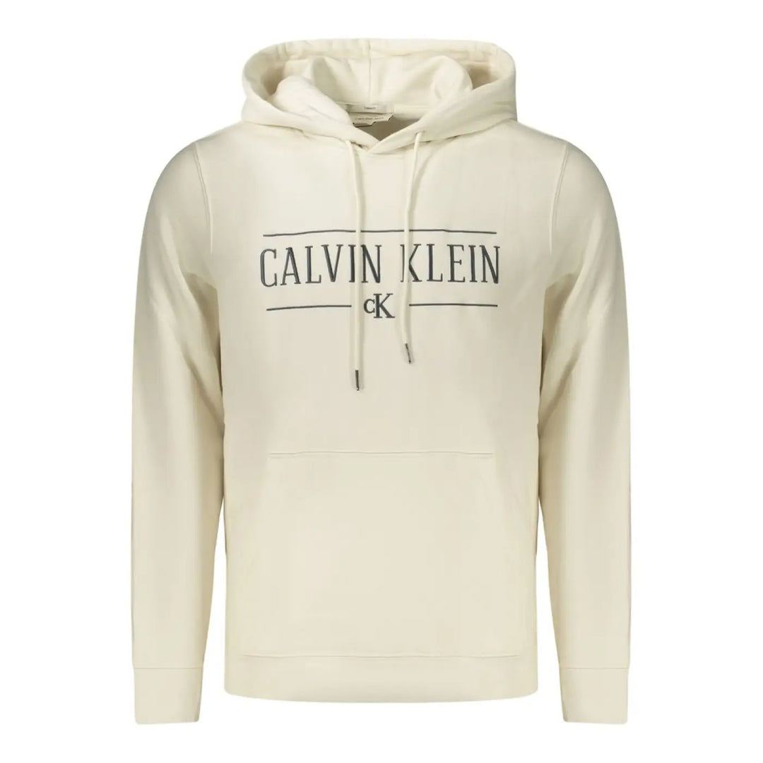 Calvin Klein White Cotton Men’s Sweatshirt