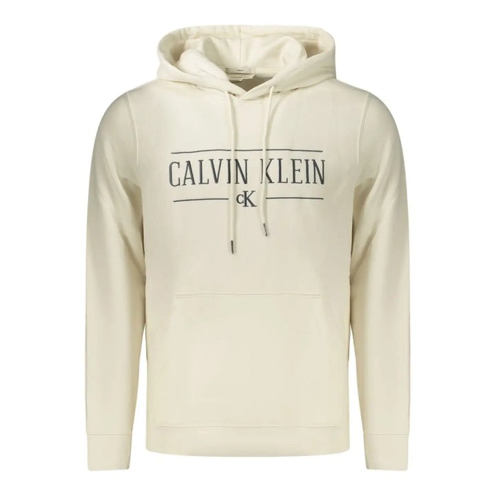 Calvin Klein White Cotton Men’s Sweatshirt