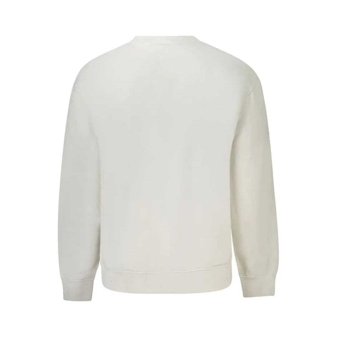 Calvin Klein White Cotton Men’s Sweatshirt