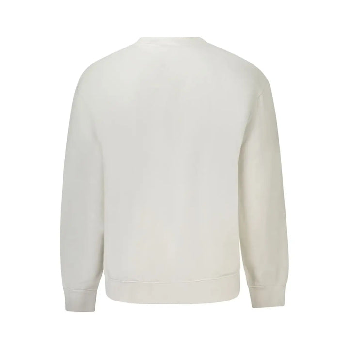 Calvin Klein White Cotton Men’s Sweatshirt