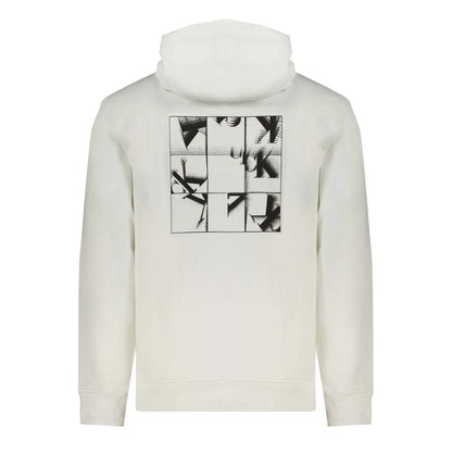 Calvin Klein White Cotton Men’s Sweatshirt