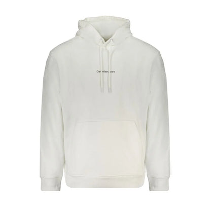 Calvin Klein White Cotton Men’s Sweatshirt