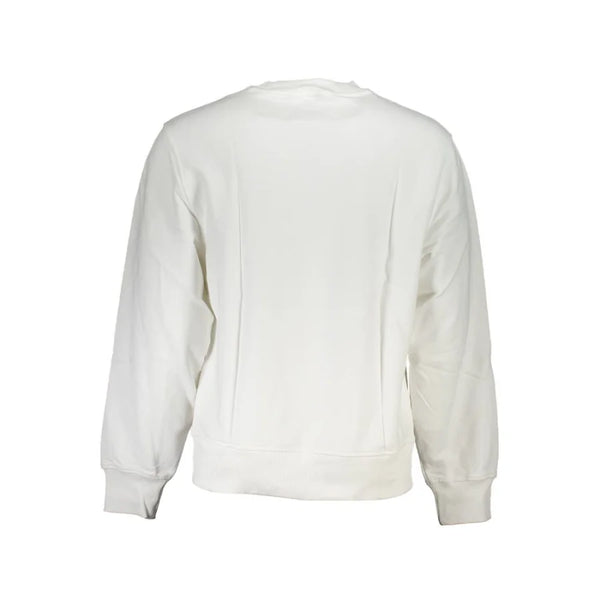 Calvin Klein White Cotton Men’s Sweatshirt