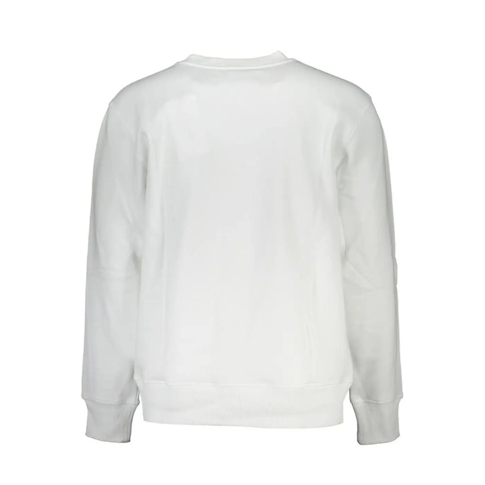 Calvin Klein White Cotton Men’s Sweatshirt