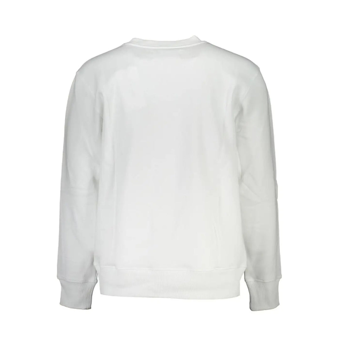 Calvin Klein White Cotton Men’s Sweatshirt