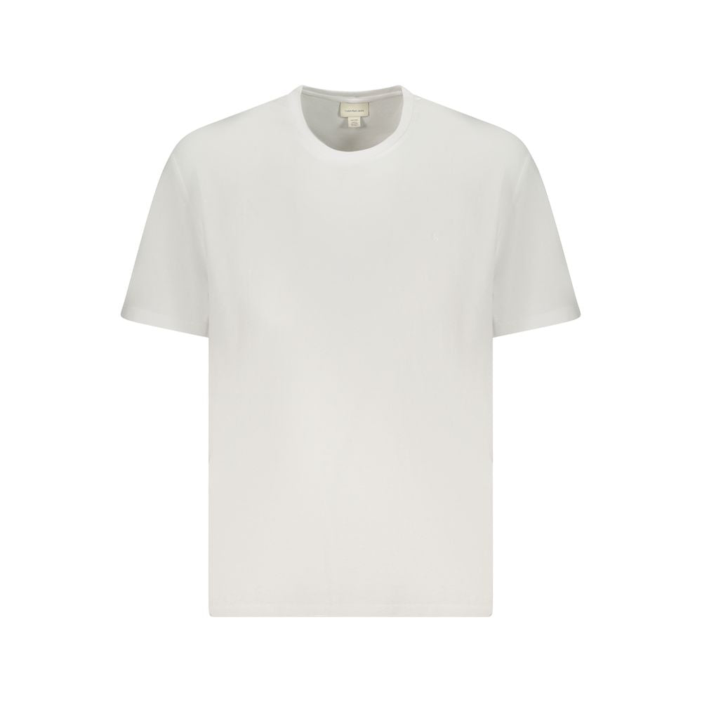 Calvin Klein White Cotton Mens T-shirt