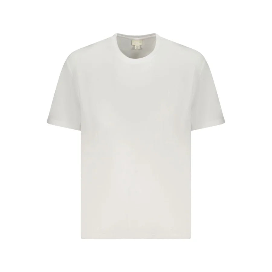 Calvin Klein White Cotton Mens T-Shirt