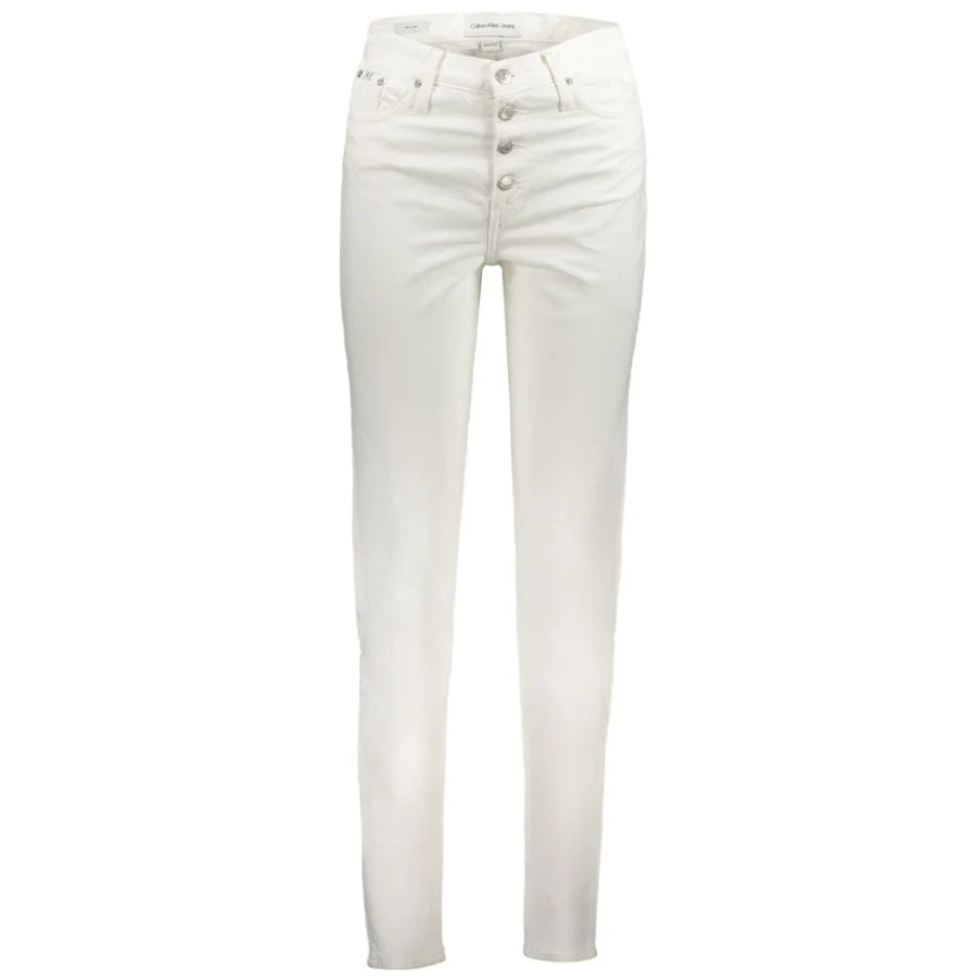 Calvin Klein White Cotton Women’s Jean