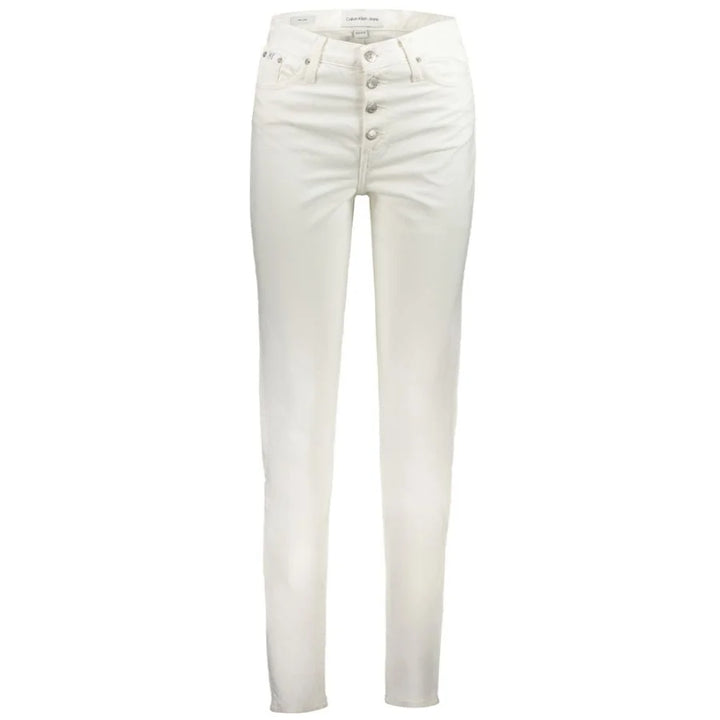Calvin Klein White Cotton Women’s Jean