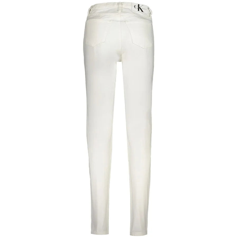 Calvin Klein White Cotton Women’s Jean