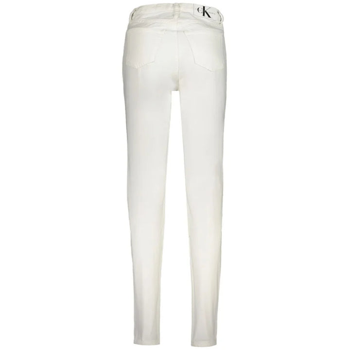Calvin Klein White Cotton Women’s Jean