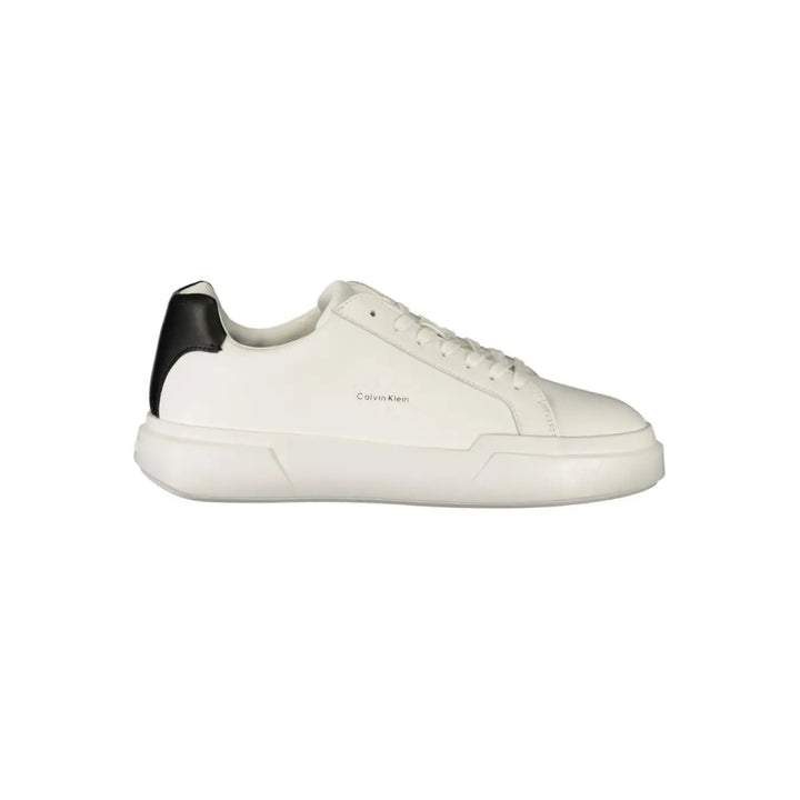 Calvin Klein White Leather Men’s Sneaker