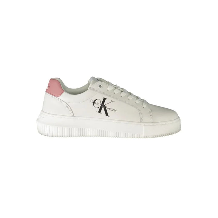 Calvin Klein White Leather Women Sneaker