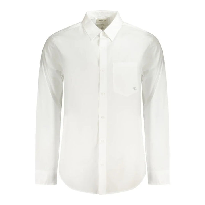 Calvin Klein White Organic Cotton Men’s Shirt