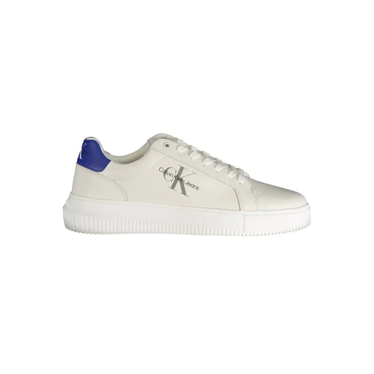 Calvin Klein White Polyester Athletic Sneakers