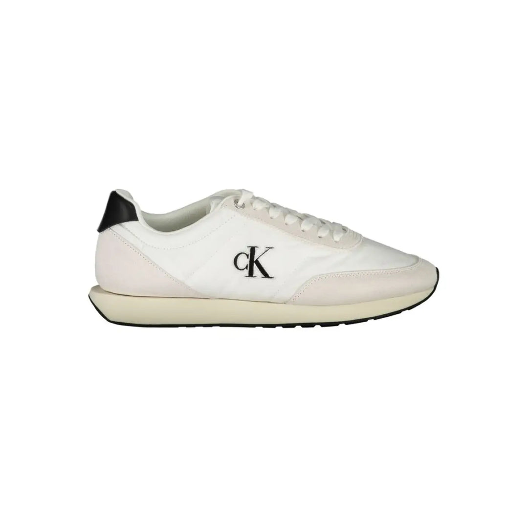 Calvin Klein White Polyester Men Sneaker
