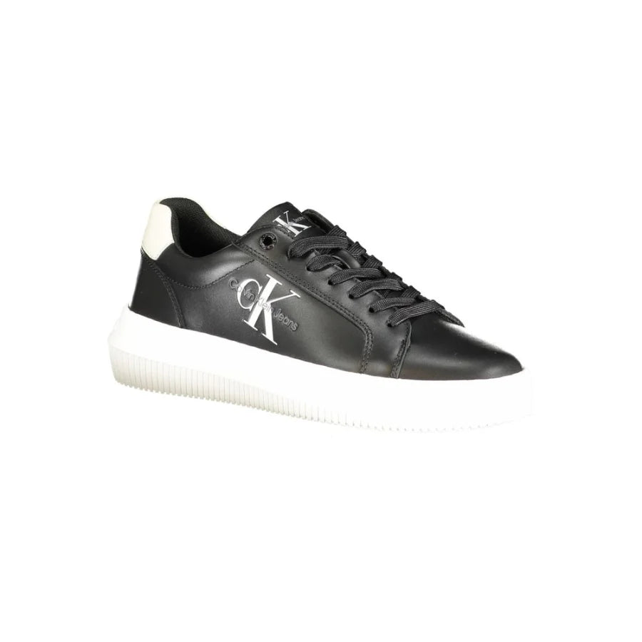 Calvin Klein White Polyester Men Sneaker