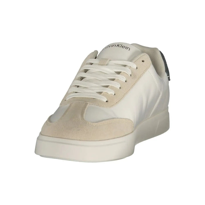 Calvin Klein White Polyester Men’s Sneaker