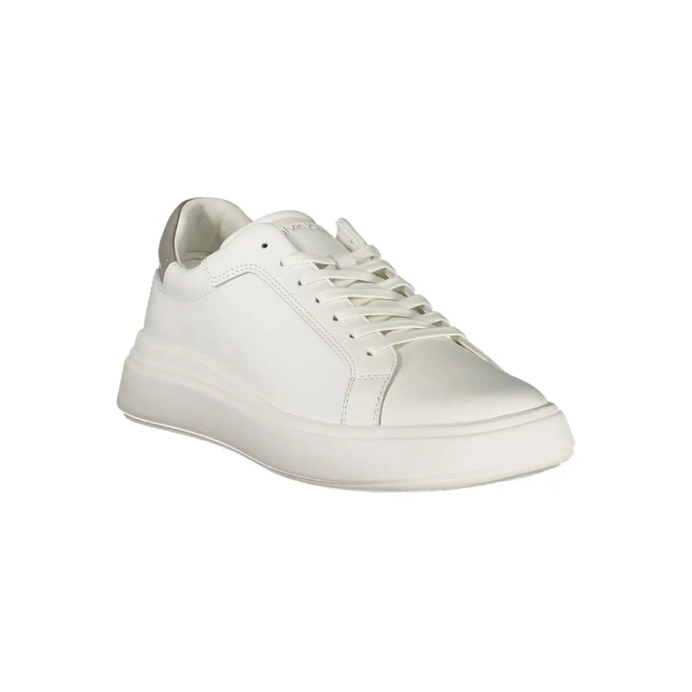 Calvin Klein White Polyurethane Men Sneaker
