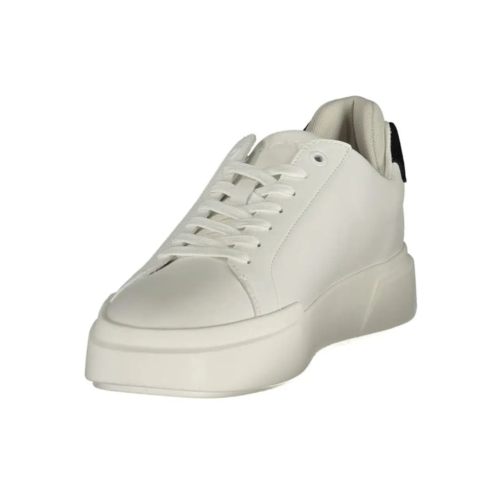 Calvin Klein White Polyurethane Men Sneaker