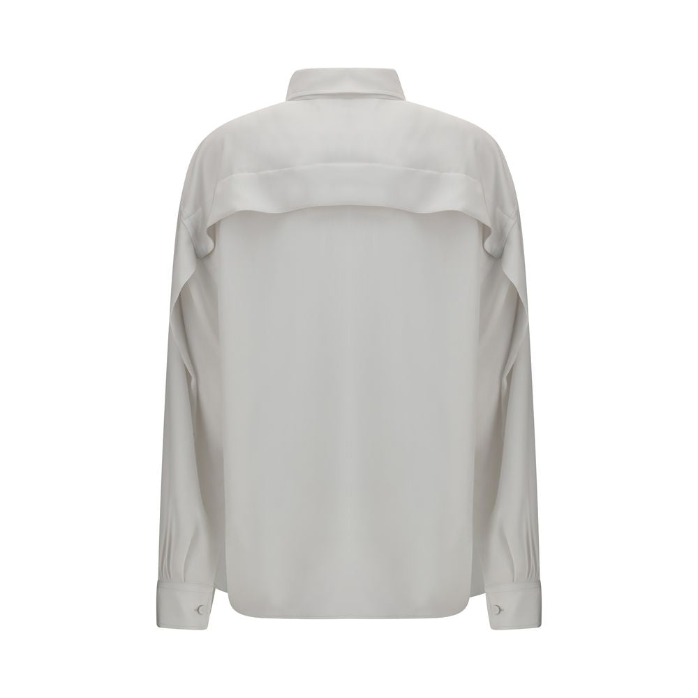 Calvin Klein Shirts - White Silk Dress Shirt
