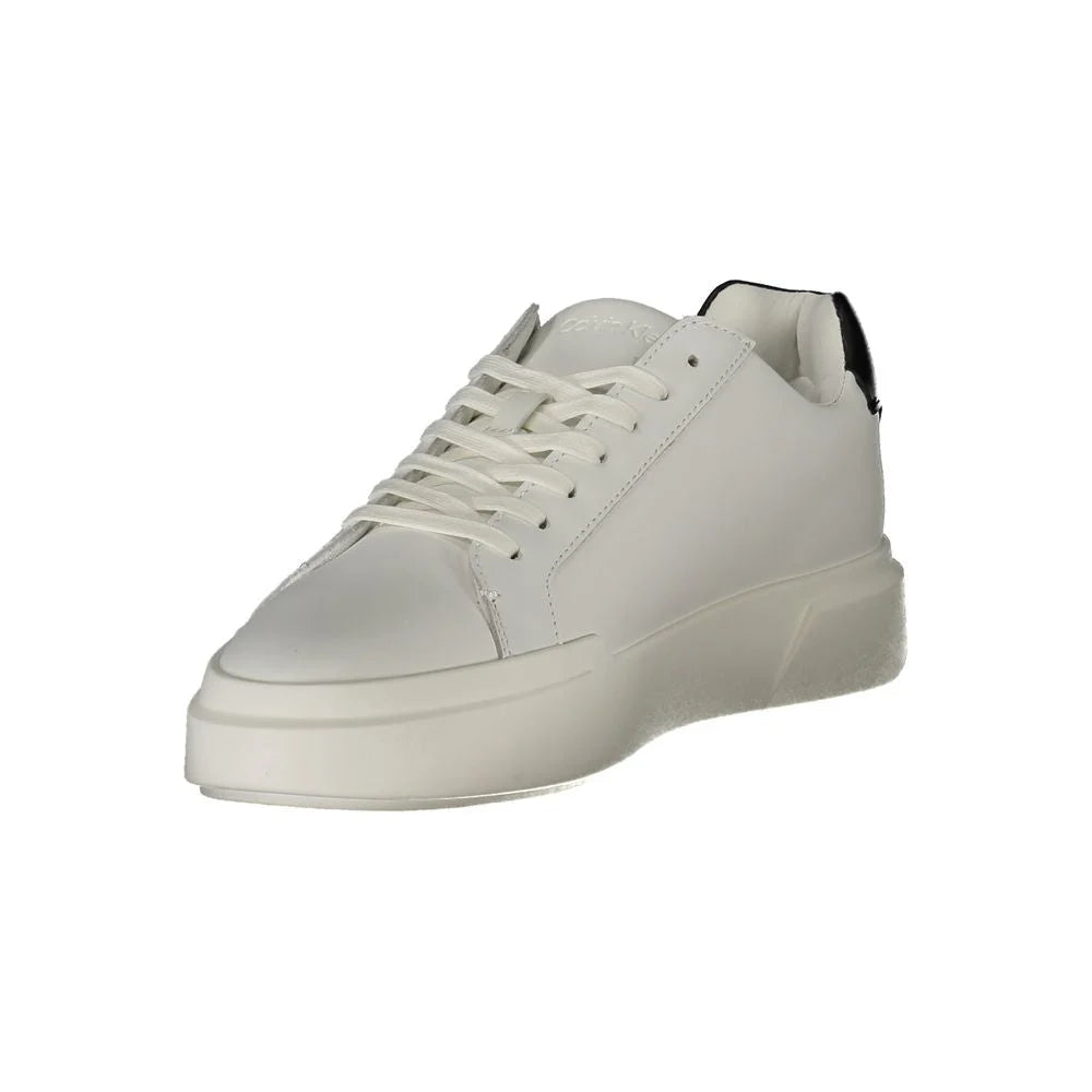 Calvin Klein’s Latest Sartorial Statement in Sleek White Sports Shoes Klein