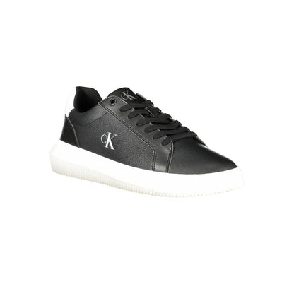 Calvin Klein’s Sneakers Bold Black Leather Style for Streetwear Klein