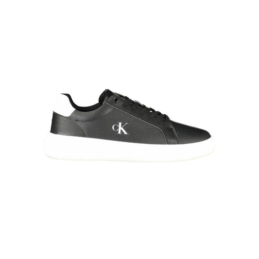 Calvin Klein’s Sneakers Bold Black Leather Style for Streetwear Klein