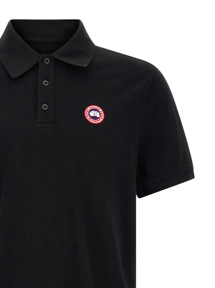 Canada Goose Black Cotton Polo Shirt
